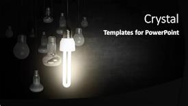  Presentation with creativity - Slides featuring concept-of-bright-idea background and a black colored foreground