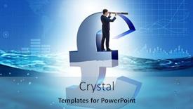  Presentation with british - Presentation theme having concept-of-british-poind-sinking background and a light blue colored foreground