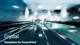  Presentation with blue business - Beautiful theme featuring concept of business background blue backdrop and a  colored foreground