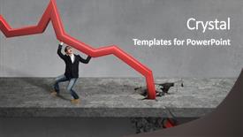  Presentation with modern medicine cardiology concept mixed - Colorful slides enhanced with concept of business collapse mixed backdrop and a gray colored foreground