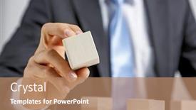  Presentation with human resources - PPT layouts having concept-of-business-hierarchy background and a coral colored foreground