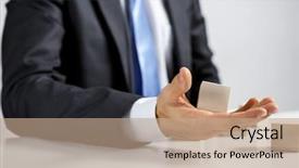  Presentation with human resources - PPT theme consisting of concept of business hierarchy background and a coral colored foreground