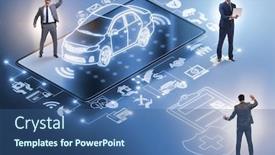  Presentation with insurance - PPT layouts enhanced with concept-of-buying-insurance-online background and a ocean colored foreground