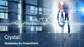  Presentation with cardiology concept - Audience pleasing slide set consisting of concept of cardiology and heart backdrop and a ocean colored foreground