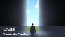  Presentation with water conservation protect nature concept - Colorful presentation design enhanced with concept of career and freedom backdrop and a tawny brown colored foreground