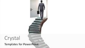  Presentation with career - Beautiful PPT layouts featuring concept-of-career-ladder backdrop and a white colored foreground