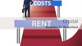  Presentation with challenge - Slide deck featuring concept-of-challenge-of-running background and a light gray colored foreground