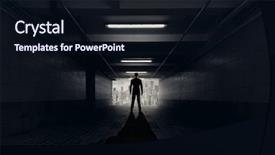  Presentation with challenge - Beautiful slide set featuring concept of challenge young business backdrop and a  colored foreground