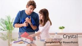  Presentation with charity - Amazing PPT theme having concept of charity with donated backdrop and a soft green colored foreground