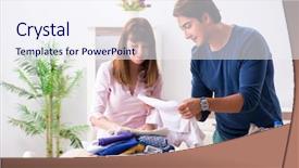  Presentation with teamwork volunteer charity help giving - Amazing slide deck having concept of charity with donated backdrop and a sky blue colored foreground