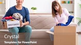  Presentation with charity - Audience pleasing PPT layouts consisting of concept-of-charity-with-donated backdrop and a violet colored foreground