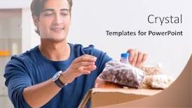  Presentation with charity - PPT layouts featuring concept-of-charity-with-donated background and a white colored foreground