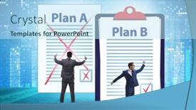  Presentation with concept - PPT layouts with concept-of-choosing-between-plan background and a  colored foreground