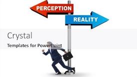  Presentation with perception - Presentation theme having concept-of-choosing-perception background and a white colored foreground