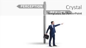  Presentation with perception - Theme featuring concept-of-choosing-perception background and a white colored foreground