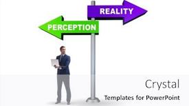  Presentation with perception - PPT layouts enhanced with concept-of-choosing-perception background and a white colored foreground
