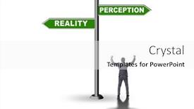 Presentation with perception - Presentation design featuring concept-of-choosing-perception background and a white colored foreground