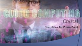  Presentation with fog computing - Amazing presentation design having cloud edge and fog computing backdrop and a lemonade colored foreground