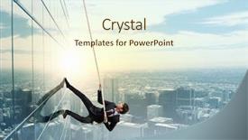  Presentation with competition - Audience pleasing slide set consisting of concept of competition with businessman backdrop and a cream colored foreground