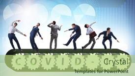  Presentation with belt conveyor - Beautiful PPT theme featuring concept-of-conveyor-belt backdrop and a mint green colored foreground