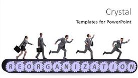  Presentation with conveyor belt - Colorful presentation enhanced with concept-of-conveyor-belt backdrop and a white colored foreground