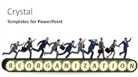  Presentation with belt conveyor - PPT layouts having concept-of-conveyor-belt background and a white colored foreground