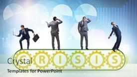  Presentation with conveyor belt - Colorful presentation theme enhanced with concept-of-conveyor-belt backdrop and a soft green colored foreground