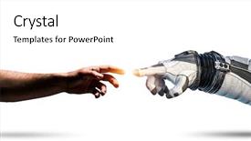  Presentation with creation - Amazing theme having concept of creation mixed media backdrop and a white colored foreground