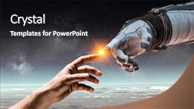  Presentation with creation - Amazing PPT layouts having concept of creation mixed media backdrop and a black colored foreground