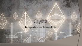  Presentation with crypto - Audience pleasing slides consisting of concept-of-crypto-currency-coding backdrop and a soft green colored foreground