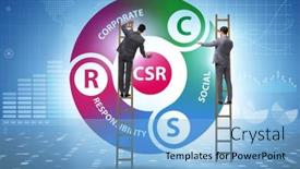  Presentation with social responsibility - Amazing PPT layouts having concept-of-csr-corporate-social backdrop and a light blue colored foreground