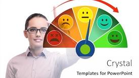  Presentation with customer satisfaction - PPT layouts featuring concept-of-customer-satisfaction background and a white colored foreground