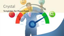  Presentation with customer satisfaction - PPT layouts with concept-of-customer-satisfaction background and a blonde colored foreground