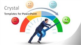  Presentation with customer satisfaction - PPT layouts enhanced with concept-of-customer-satisfaction background and a white colored foreground