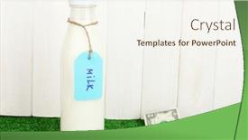  Presentation with milk - 