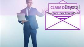  Presentation with medical concept - Slides consisting of concept-of-denying-medical-insurance background and a lavender colored foreground