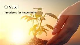  Presentation with earth day - Cool new slides with concept of earth day person backdrop and a lemonade colored foreground