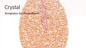  Presentation with easter - PPT theme consisting of concept-of-easter-egg-made background and a lemonade colored foreground