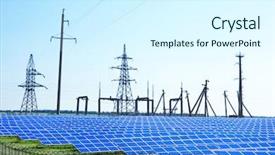  Presentation with eco friendly - Cool new presentation theme with concept of eco friendly thechnology backdrop and a cool aqua colored foreground