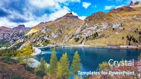  Presentation with harmony - Beautiful theme featuring concept-of-ecological-and-extreme backdrop and a ocean colored foreground