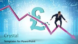  Presentation with inflation - Beautiful PPT theme featuring concept-of-economic-crisis backdrop and a arctic colored foreground