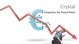  Presentation with inflation - Colorful theme enhanced with concept-of-economic-crisis backdrop and a white colored foreground