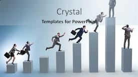  Presentation with economic - Audience pleasing PPT layouts consisting of concept-of-economic-crisis backdrop and a light blue colored foreground