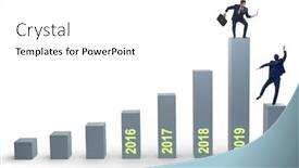  Presentation with covid coronavirus - Audience pleasing presentation consisting of concept-of-economic-crisis backdrop and a white colored foreground
