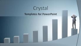  Presentation with covid coronavirus - Amazing presentation theme having concept-of-economic-crisis backdrop and a light blue colored foreground