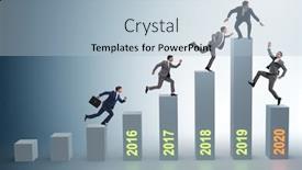  Presentation with covid coronavirus - Amazing PPT theme having concept-of-economic-crisis backdrop and a light blue colored foreground