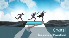  Presentation with education - Beautiful presentation featuring concept-of-education-in-business backdrop and a  colored foreground