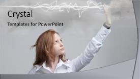  Presentation with power energy - Amazing PPT theme having concept of electricity high energy backdrop and a light gray colored foreground