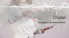  Presentation with magic - Theme having concept of electricity high energy background and a light gray colored foreground