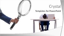  Presentation with monitoring - PPT layouts with concept-of-employee-monitoring background and a white colored foreground